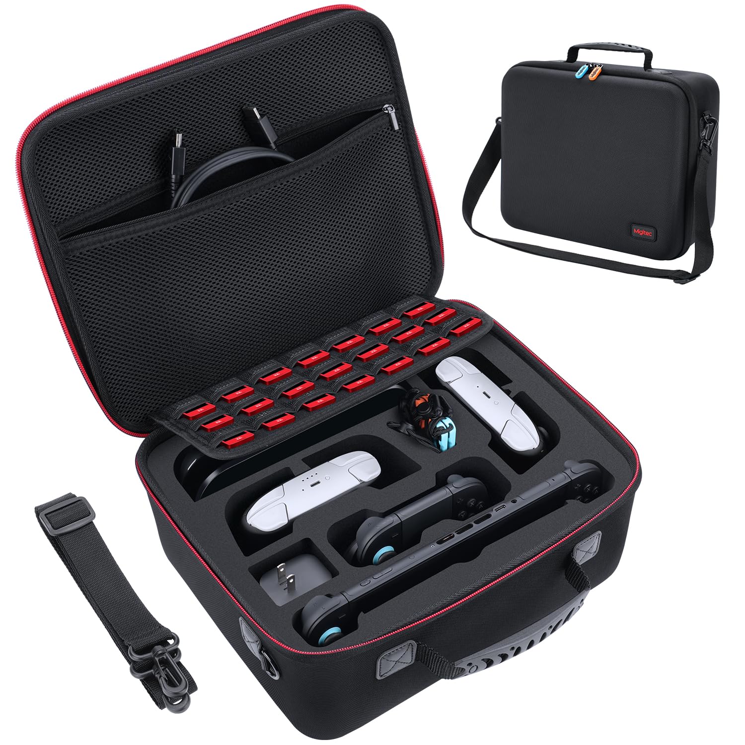 Amazon.com: Migitec Hard Carrying Case Compatible with Nintendo